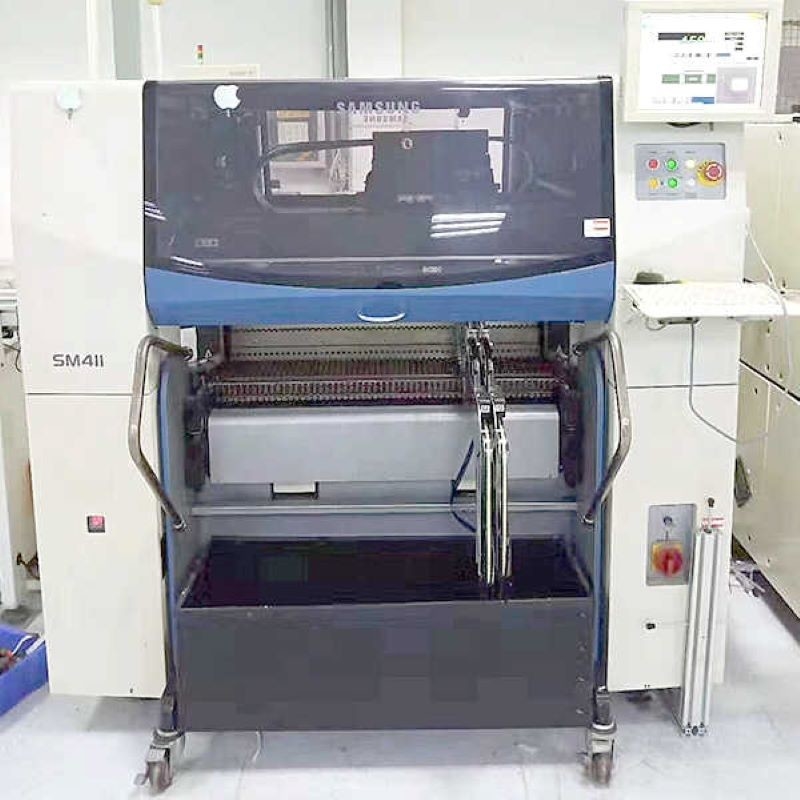 Samsung SM411 Pick And Place Machine 42000 CPH For High Precision Chips