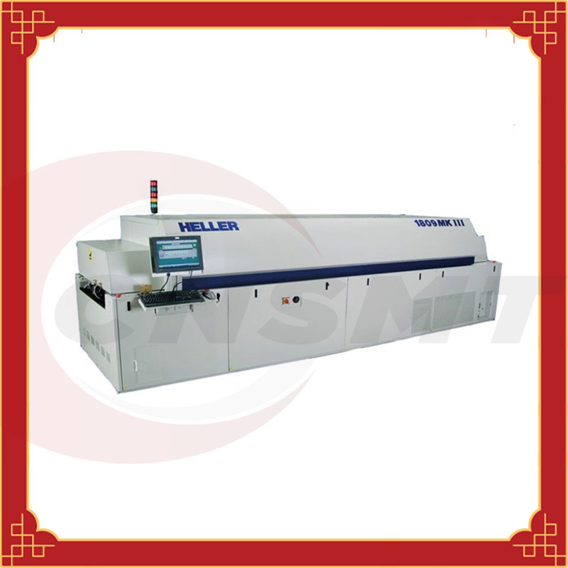 HELLER 1809MKIII SMT Reflow Oven Machine 3 phase 480V 2662mm